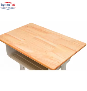 Ensemble de mobilier de formation scolaire moderne, durable, écologique, ergonomique et stable, avec bureau et chaise en bois à hauteur réglable pour salle de classe - Product Image 4