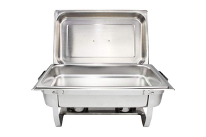 Chauffe-Plats Commercial Hôtelier 9L en Acier Inoxydable, Bain-Marie Visible Isolé pour Buffet et Petit-Déjeuner, Équipement de Cuisine Professionnel - Product Image 3