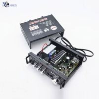 Mini Hifi Home Cinéma Karaoké Stéréo Intégré 2.0 Canaux Lecteur de Musique Amplificateur de Son de Voiture avec Bass Boost AOSHEN