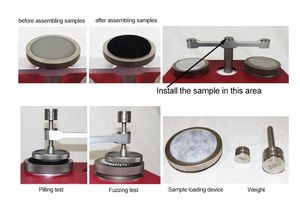 Testador de Pilling e Fuzzing de Tecidos DIN 53863-2: Medidor de Resistência à Abrasão de Tecidos Têxteis com Teste de Pilling Circular - Product Image 4