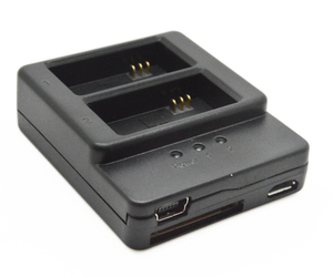 <span class=keywords><strong>Chargeur</strong></span> rapide à <span class=keywords><strong>double</strong></span> charge de batterie de caméra d'action portative de prix usine pour <span class=keywords><strong>Gopro</strong></span> Hero3 +/3 - Product Image 4
