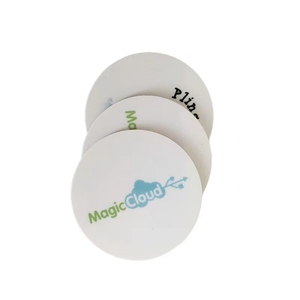 Trắng biểu tượng tùy chỉnh NFC ntg213 PVC Coin tag Glossy cả hai bên RFID nhựa trống vòng thẻ Nhà cung cấp - Product Image 2