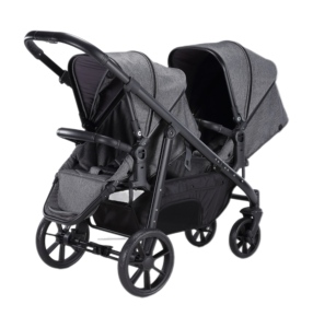 Thiết kế sáng tạo sang trọng xe đẩy em bé cho hai Twin xe đẩy em bé ô gấp đôi Buggy - Product Image 1
