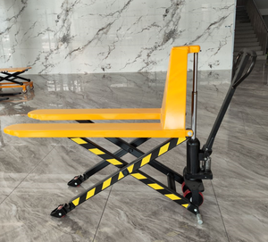 Gunting truk hidrolik tangan 1000kg gunting Manual Forklift palet angkat tinggi truk palet angkat tinggi - Product Image 3