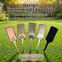 En gros, Outil de réparation de divots de golf en métal à bord martelé, vierge pour logo laser personnalisé, pour cadeau de golf