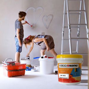 NOROO NANPAO Premium Interior <b>Paint</b> 901W <b>White</b> Acrylic Liquid Coating for Building Use Vietnam Made - Product Image 2