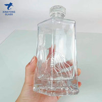 Vide large bouche liqueur vin tequila gin vodka whisky bouteille 100ml 500ml 750ml 1000ml 1l à vendre