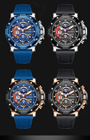 LIGE 2025 Nouvelle Montre de Luxe pour Homme, Montre de Plongée Sportive Tendance, Étanche, Lumineuse, Chronographe à Quartz, Montre-Bracelet pour Homme, Reloj Hombre