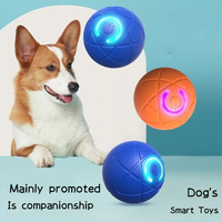 Jouet intelligent pour chat 360 °   Jouet interactif intelligent pour chien, balle interactive pour animaux de compagnie, chargeur Type-C, balle roulante pour chats