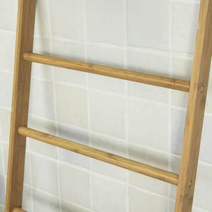 Moderno angolo <span class=keywords><strong>bagno</strong></span> indipendente in bambù a 3 livelli portasciugamani con cesto <span class=keywords><strong>portabiancheria</strong></span> in tessuto staccabile - Product Image 5