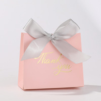 Sacs cadeaux en papier couché recyclables, mini, adorables, avec nœud en ruban, personnalisés et luxueux, avec poignée longue, pour bijouterie de boutique