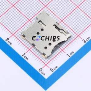 SIM202-TZ7P SIM Card Connector SMD Connector Self-Return Type Micro SIM Card Card Holder With Card Detection - Product Image 1