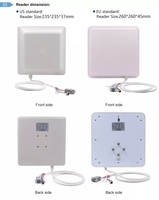 Lecteur uhf haute performance IP67 étanche impinj r2000 puce epc gen2 protocole 15m lecteur uhf longue portée