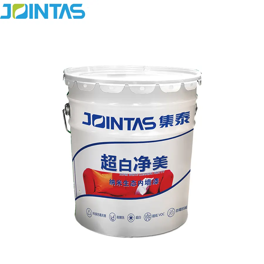 Jointas JZ205 나노 라텍스 페인트 벽 화이트 하우스 인테리어 페인팅 컬러 장식 벽 코팅 Diy 수성 페인트