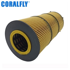 กรองน้ำมันเครื่องดีเซลสำหรับรถบรรทุกคุณภาพสูง CORALFLY OEM รุ่น LP5090A A4721800109 P7505 P551005 LF17511 DD13 DD15 DD16 - Product Image 2