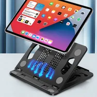 Support d'ordinateur portable et de tablette pliable et réglable en plastique, universel, portable, accessoire de bureau
