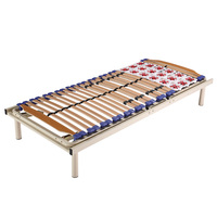 Lit en métal moderne et élégant avec tête de lit réglable, taille Queen, ensemble complet avec télécommande filaire