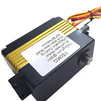 Servo Digital Sin Escobillas de 150 kg, 25T, 9.95 mm, 2us, Banda Muerta, Aluminio 7075, IP56, para Modelos a Escala Extrema