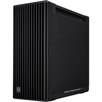 PA602 Black Steel/ABS Plastic/Wood/Tempered Glass Micro ATX Mid Tower Computer Case