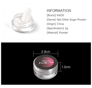 Poudre de paillettes pour ongles 2g, effet holographique chromé, pour la décoration des ongles, pour salon de manucure, DIY, vente en gros - Product Image 5