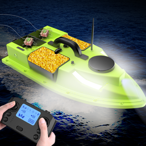 GPS Fish gear Bait <b>Boat</b> with Luminous LED Large Battery <b>Remote</b> <b>Control</b> <b>Boat</b> Lure Fishing Plastic Design - Product Image 1
