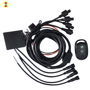 Faisceau de câblage de télécommande 140W une à quatre lumières kit de câblage d'assemblage de câble clignotant de <span class=keywords><strong>plaque</strong></span> d'immatriculation - Product Image 2