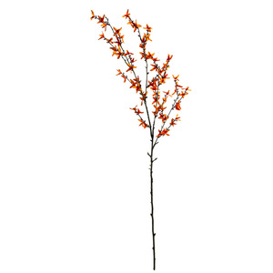 ดอกฟอร์ซิเทียประดิษฐ์ยี่ห้อยาซุโนบุ ก้านเดี่ยว ผ้าไหม สีขาว เหลือง ส้ม สำหรับตกแต่งบ้านในวันตรุษจีน - Product Image 5