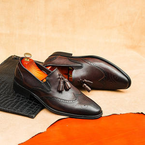 Botas de Cuero Genuino para Hombre, Diseño Clásico, Otoño-Invierno 2025, Cómodas, Impermeables, Antideslizantes, con Suela de Goma - Product Image 3