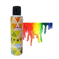 Peinture en aérosol anti-rouille personnalisée en usine, 450 ml, peinture en aérosol graffiti aux couleurs vibrantes, séchage rapide et imperméable