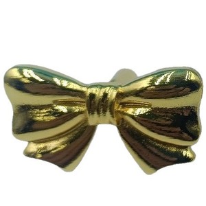 Bow Knot Furniture Handle Alloy Warm <b>Gold</b> European Style Wardrobe <b>Cabinet</b> <b>Knob</b> Hardware Accessory - Product Image 5