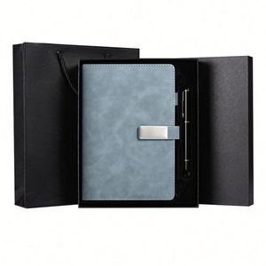 Custom A5 Softcover PU Leather Note Book Promotional Business Office <b>Notebook</b> With Logo - Product Image 6