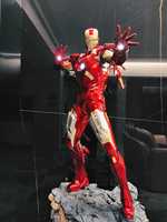 Estatua de Resina Personalizada de Iron Man MK7 a Escala 1/2 (110 cm), Figura de Acción Coleccionable de Marvel Avengers para Decoración de Interiores
