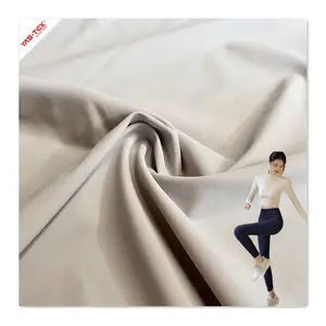 Nylon Spandex Vải Đồng Bằng Độ Đàn Hồi Cao Dệt Kim Căng Vải Hút Ẩm Và Thoát Mồ Hôi Cho Yoga Wear