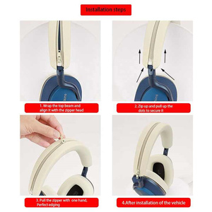 Ersatz-Kopfhörer-Pad für Bowers & Wilkins <span class=keywords><strong>Px7</strong></span> S2 Benutzer definierte Kopfhörer-Polsterung Ohr polster für Kopfhörer - Product Image 4