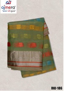 Sari en soie traditionnel élégant, doux et stylé, collection de mode ethnique pour femme, tenue de fête, Diwali, mariage, ensemble prêt-à-porter rapide - Product Image 4