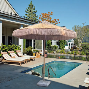 Parapluie <span class=keywords><strong>de</strong></span> grande taille Parapluie <span class=keywords><strong>de</strong></span> plage Tiki pare-soleil Parapluie <span class=keywords><strong>de</strong></span> plage Hula hawaïen imperméable à l'eau Patio utilisé paille PP matériel - Product Image 1