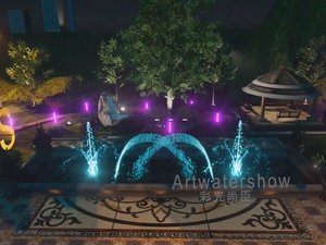 Artwatershow Outdoor Garden Fountain Music <strong>Water</strong> Fall Pool for Park <strong>Feature</strong> <strong>Water</strong> <strong>Feature</strong> in the Garden - Product Image 5