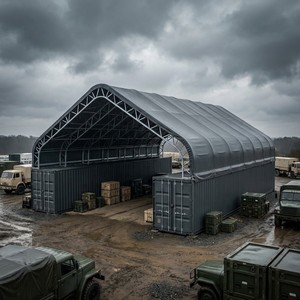 Lista de verificación de piezas completas para envío de refugios, sin faltantes de contenedor, para sitios de campamento, habitaciones, telas, camiones, <span class=keywords><strong>precio</strong></span>, suelo, aceite, EE. UU., acero galvanizado - Product Image 2