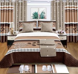 Vente en gros Ensemble <span class=keywords><strong>de</strong></span> <span class=keywords><strong>rideaux</strong></span> et <span class=keywords><strong>de</strong></span> couette en polyester épais bon marché populaire 16 pièces - Product Image 3