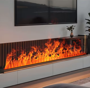 Cheminée électrique d'intérieur à brume d'eau atomisée, décorative, à économie d'énergie, pour la décoration quotidienne de la maison - Product Image 1