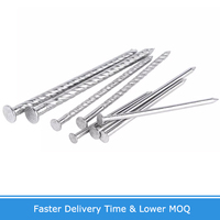 304 Stainless Steel Fasteners for Woodworking Cement Wall & Concrete 0.5/0.8-6.0 Inch Lengthened Small Nails Screw