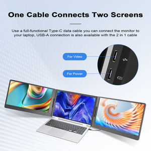 नई स्क्रीन 14 इंच पोर्टेबल मॉनिटर 1920*1080p hdmi मॉनिटर <span class=keywords><strong>16</strong></span>:9 ips wins11/<span class=keywords><strong>10</strong></span>/8 के लिए स्क्रीन डिस्प्ले - Product Image 4