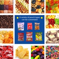Machine de remplissage et de scellage verticale multi-têtes à commande PLC de haute précision en acier inoxydable 304 pour sacs et films alimentaires