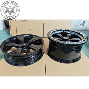 Jantes forgées Viaol Drag Racing Pack 117x4.5/18x5 Skinny avant + 15x10/11/12 Beadlock arrière compatibles avec Ford Mustang Challenger/Charger - Product Image 5