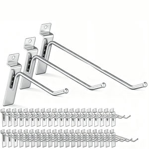 6mm diamètre de fil épais usine en gros fil unique Slatwall métal crochets étagère Slatwall affichage crochet - Product Image 2