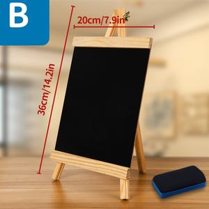 <span class=keywords><strong>Pizarra</strong></span> Triangular de Madera, Soporte de Escritorio, Tablero Publicitario, Mini <span class=keywords><strong>Caballete</strong></span> Infantil, Adornos Artesanales, Pequeñas Pizarras - Product Image 5