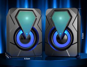 Best-seller Mini RGB <span class=keywords><strong>PC</strong></span> Ordinateur Haut-Parleur Étanche Portable USB Bureau avec <span class=keywords><strong>Gamer</strong></span> Éclairage Accessoires De Mode Nouvelle Version - Product Image 3