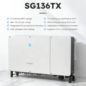 Convertisseur solaire Sungrow triphasé 380Y/220V 136kW pour projets solaires commerciaux avec une efficacité de 99% SG136TX - Product Image 6