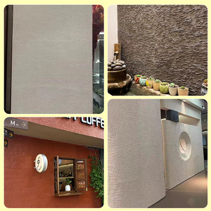 Panel de <span class=keywords><strong>Pared</strong></span> de Piedra Flexible Guangzhou PWC, Panel de <span class=keywords><strong>Pared</strong></span> para TV, Muebles Ecológicos, Losa Delgada Moderna para Dormitorio de Villa, Piedra Artificial - Product Image 6