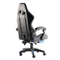 Chaise de course ergonomique bleue de haute qualité avec accoudoir de liaison